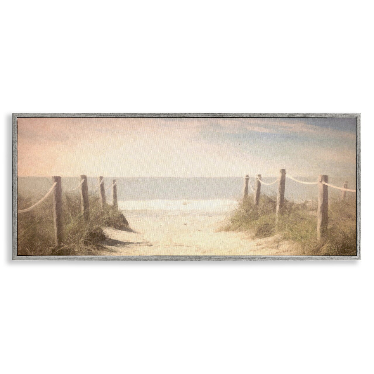 Stupell Industries Dreamy Coastal Walkway Framed Giclee Wall Art Design by Graffi*tee Studios